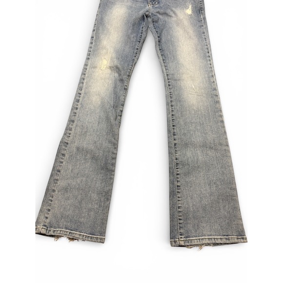 VTG Guess Daredevil Bootcut Jeans Womens 30 Distressed Low Rise Denim Pants Y2K - Picture 2 of 15